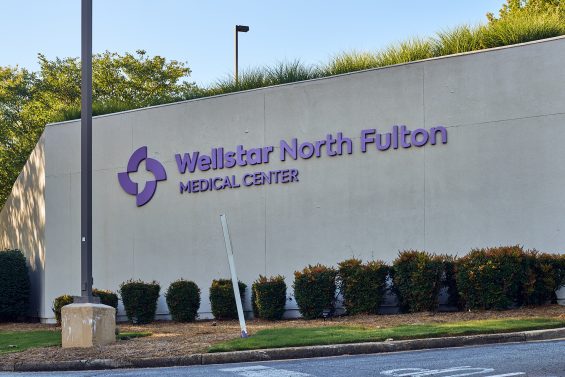 Closeup of WellStar North Fulton Medical Center
