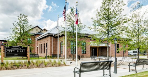 Milton City Hall building.